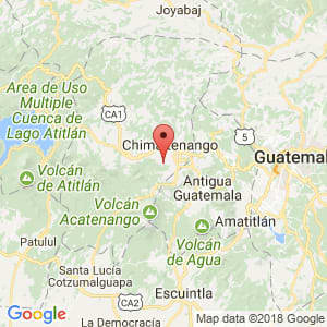Localización de San Andrés Itzapa en Chimaltenango