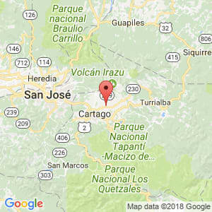 Localización de Cot en Cartago