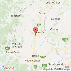 Localización de Palestina en Guayas