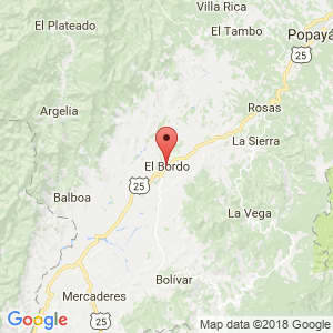 Localización de Patia - El Bordo en Cauca