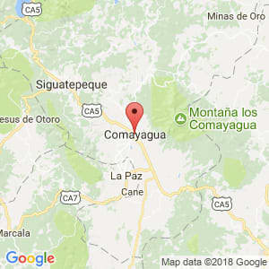 Localización de Comayagua en Comayagua