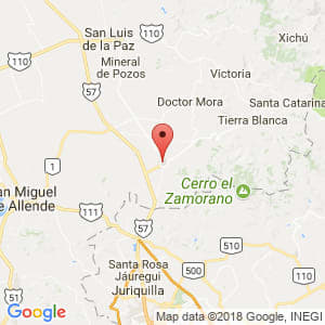 Localización de San José Iturbide en Guanajuato