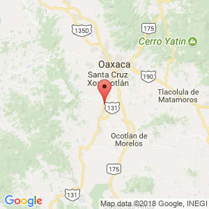 Localización de Trinidad Zaachila en Oaxaca