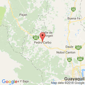 Localización de Pedro Carbo en Guayas