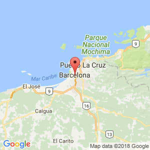 Localización de Barcelona en Anzoátegui
