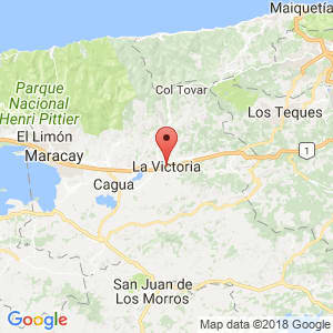 Localización de La Victoria en Aragua