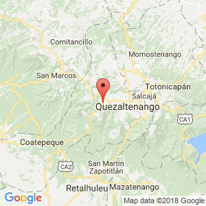 Localización de Concepción Chiquirichapa en Quetzaltenango