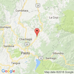 Localización de Buesaco en Nariño