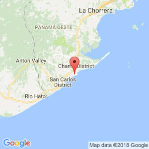 Localización de Coronado en Panamá