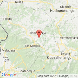 Localización de San Lorenzo en San Marcos