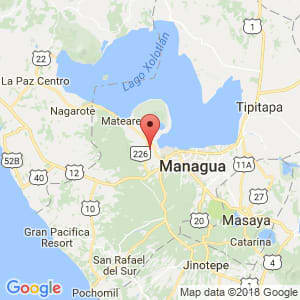 Localización de Ciudad Sandino en Managua