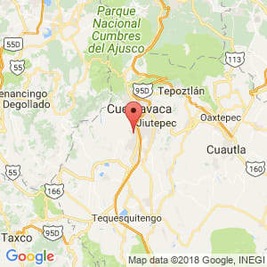 Localización de Temixco en Morelos