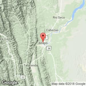 Localización de Abapó en Santa Cruz