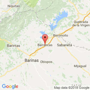 Localización de Barrancas en Barinas