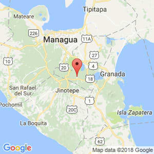 Localización de Masatepe en Masaya