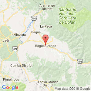 Localización de Bagua Grande en Amazonas
