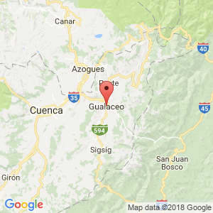 Localización de Gualaceo en Azuay