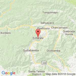 Localización de Echarate en Cuzco