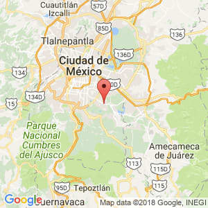 Localización de Tláhuac en Distrito Federal