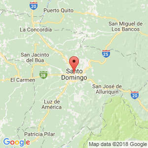 Localización de Santo Domingo en Santo Domingo de los Tsáchilas