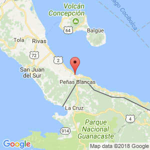 Localización de El Sapoa en Rivas