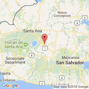 Localización de Ciudad Arce en La Libertad