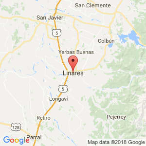 Localización de Linares en Maule