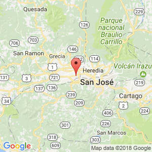 Localización de San Rafael en Alajuela