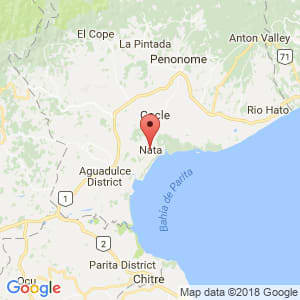 Localización de Natá en Coclé
