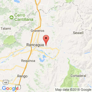 Localización de Machalí en Libertador General Bernardo O'Higgins