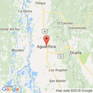 Localización de Aguachica en Cesar