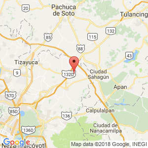 Localización de Nopaltepec en México