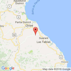 Localización de Sabanagrande en Los Santos