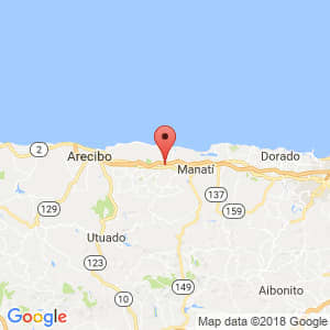 Localización de Imbéry en Arecibo