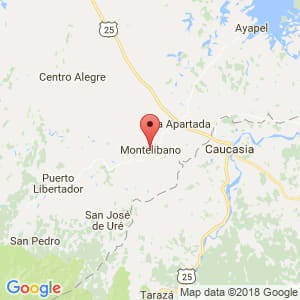 Localización de Montelíbano en Córdoba