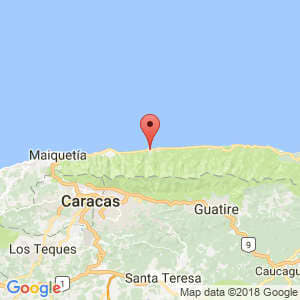 Localización de Naiguatá en Vargas