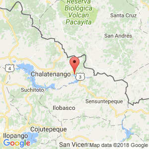 Localización de San Antonio de la Cruz en Chalatenango