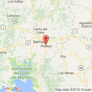 Localización de Atalaya en Veraguas
