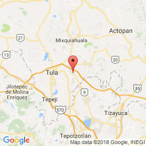 Localización de Atitalaquia en Hidalgo