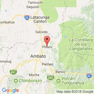 Localización de Píllaro en Tungurahua