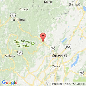 Localización de Pacho en Cundinamarca