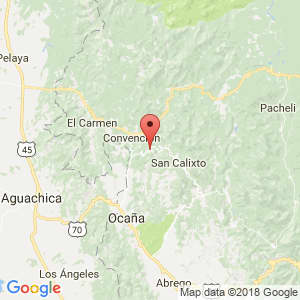 Localización de Teorama en Norte de Santander
