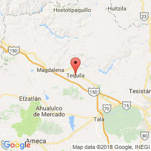 Localización de Tequila en Jalisco