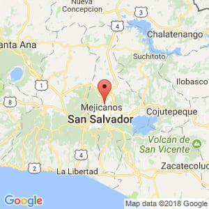 Localización de Ayutuxtepeque en San Salvador