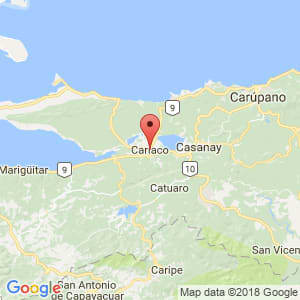 Localización de Cariaco en Sucre