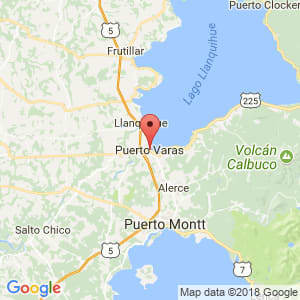 Localización de Puerto Varas en Los Lagos