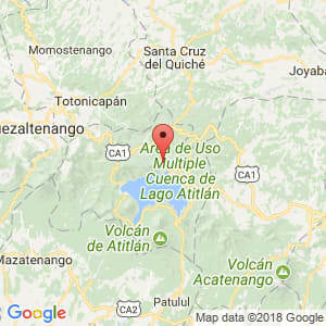 Localización de Sololá en Sololá