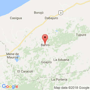 Localización de Bariro en Falcón