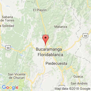 Localización de Rionegro en Santander
