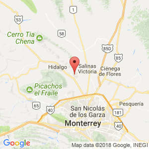 Localización de Carmen en Nuevo León